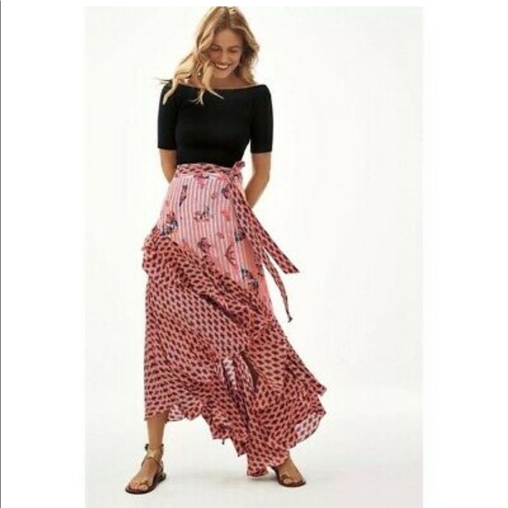 Casablanca Hi-low Skirt